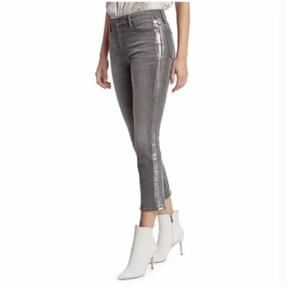 Frame Gray Le High Straight Jeans